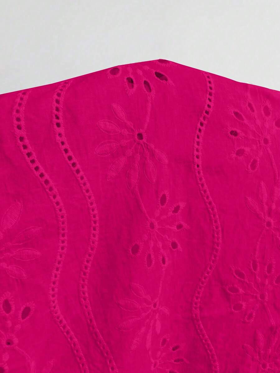 Charly™ | Elegant topp med V-ringning och puffärmar
