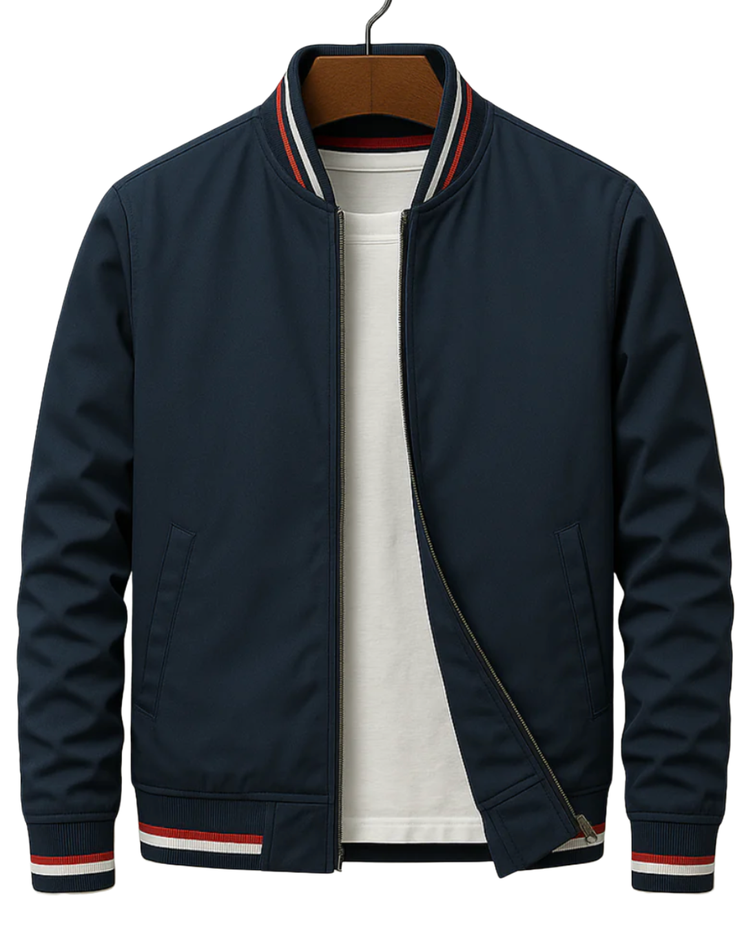 Tom™ | Elegant Bomberjacka med Sportiga Detaljer