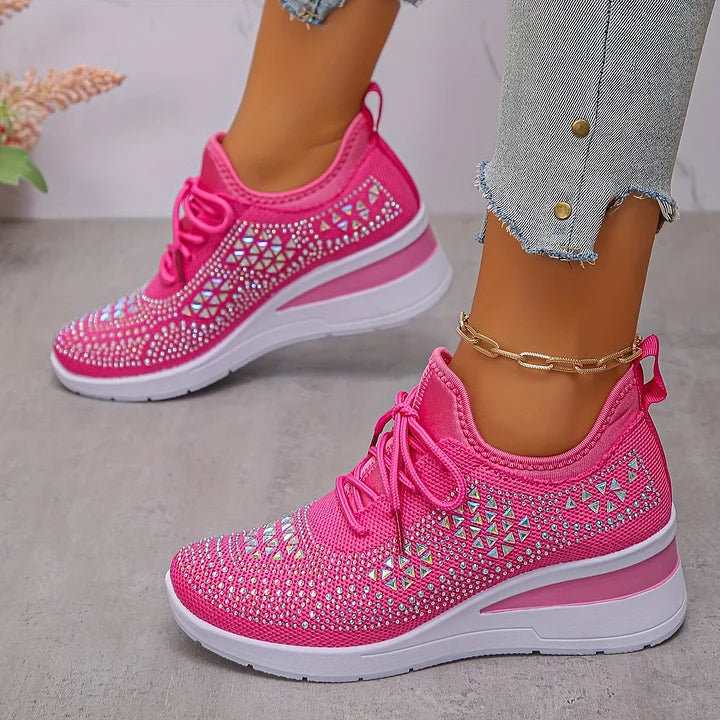 Giselle™ | Sneakers med Gnistrande Elegans