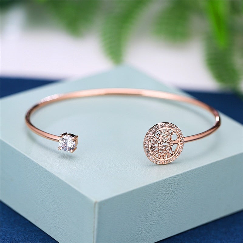 Amy™ | Justerbart armband med livets träd