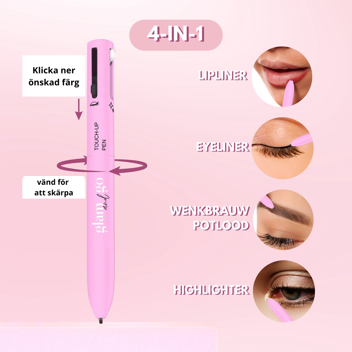 Beauty Liner™ 4 i 1 sminkpenna