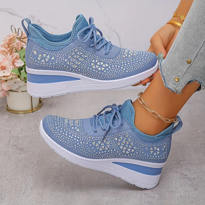 Giselle™ | Sneakers med Gnistrande Elegans