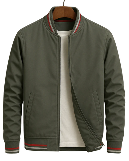 Tom™ | Elegant Bomberjacka med Sportiga Detaljer