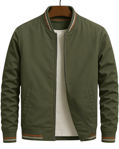 Tom™ | Elegant Bomberjacka med Sportiga Detaljer