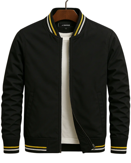Tom™ | Elegant Bomberjacka med Sportiga Detaljer