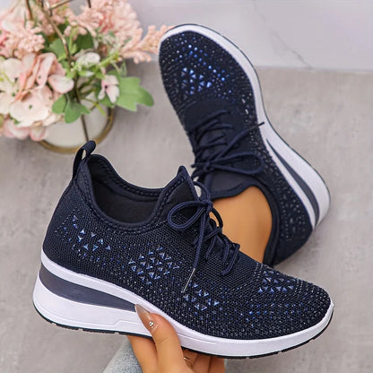 Giselle™ | Sneakers med Gnistrande Elegans
