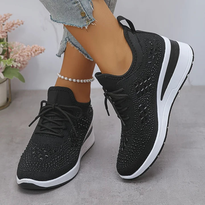 Giselle™ | Sneakers med Gnistrande Elegans