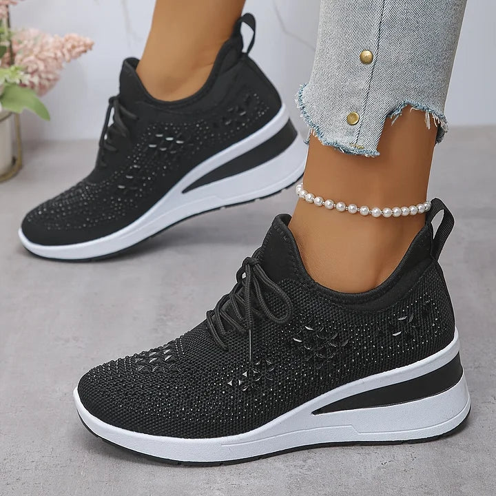 Giselle™ | Sneakers med Gnistrande Elegans