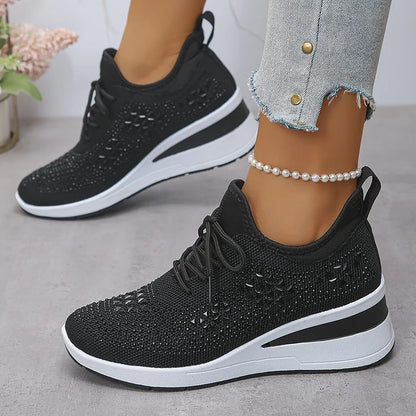 Giselle™ | Sneakers med Gnistrande Elegans