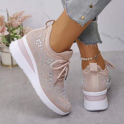 Giselle™ | Sneakers med Gnistrande Elegans
