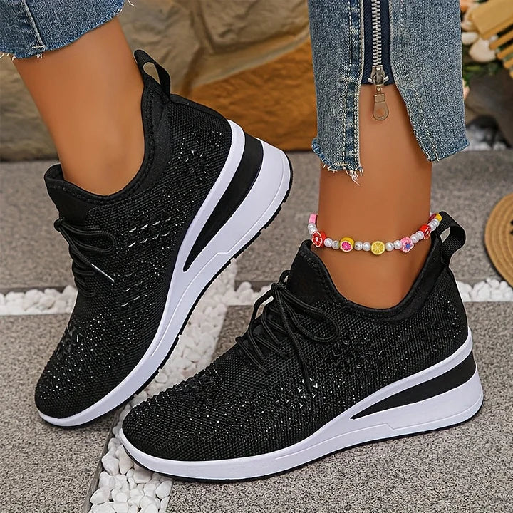 Giselle™ | Sneakers med Gnistrande Elegans