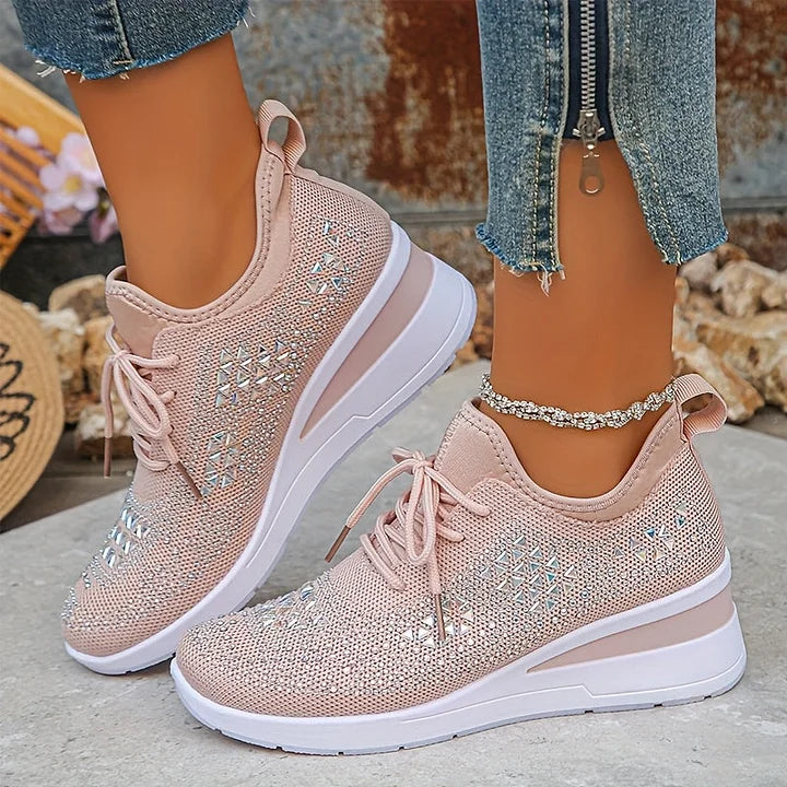 Giselle™ | Sneakers med Gnistrande Elegans
