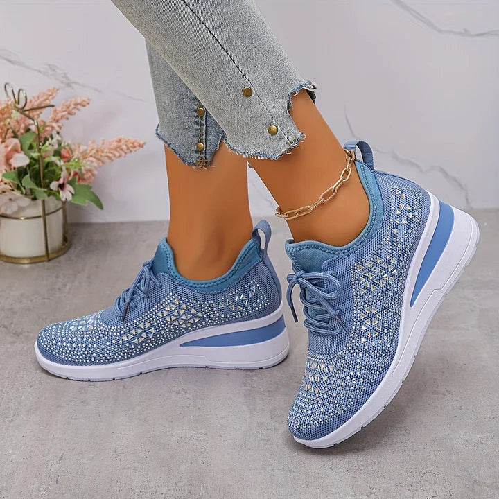 Giselle™ | Sneakers med Gnistrande Elegans
