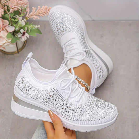 Giselle™ | Sneakers med Gnistrande Elegans