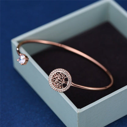 Amy™ | Justerbart armband med livets träd