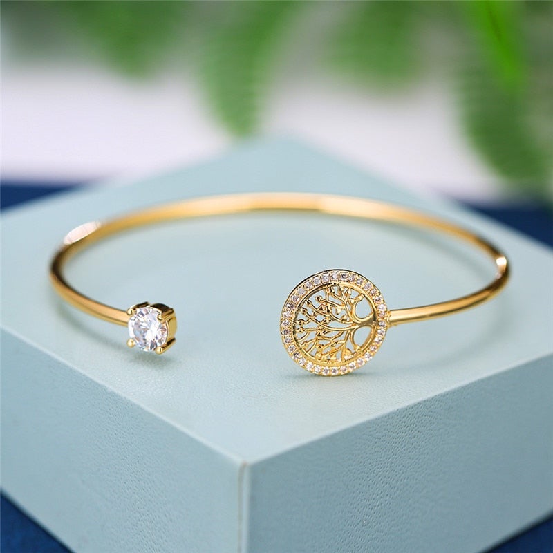 Amy™ | Justerbart armband med livets träd