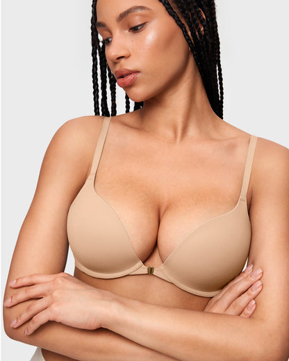 Inbarely® Plus Front Closure T-shirt Bra