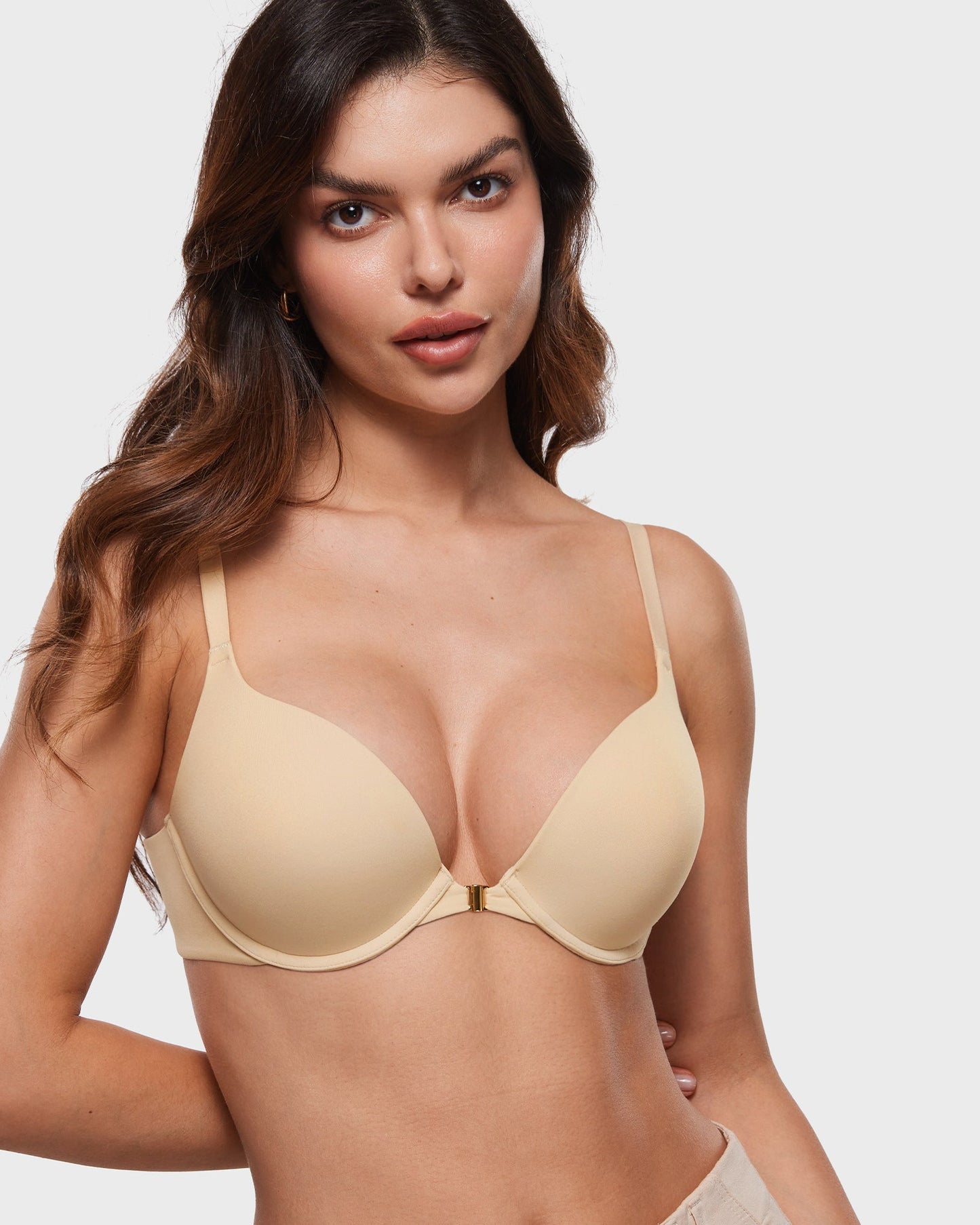 Inbarely® Plus Front Closure T-shirt Bra