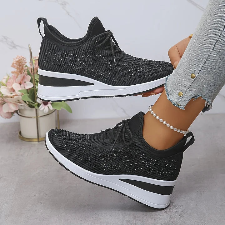 Giselle™ | Sneakers med Gnistrande Elegans