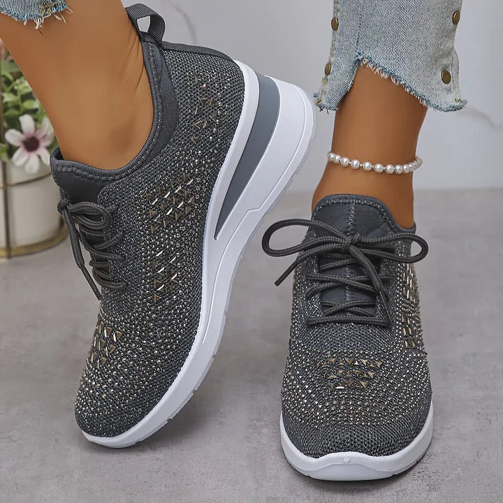 Giselle™ | Sneakers med Gnistrande Elegans