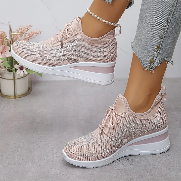 Giselle™ | Sneakers med Gnistrande Elegans