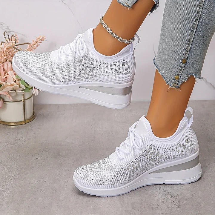 Giselle™ | Sneakers med Gnistrande Elegans