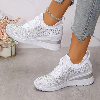 Giselle™ | Sneakers med Gnistrande Elegans