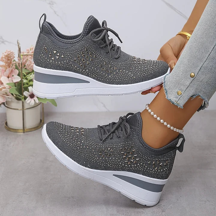 Giselle™ | Sneakers med Gnistrande Elegans